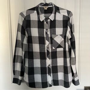 Woolrich Top M Flannel Shirt White